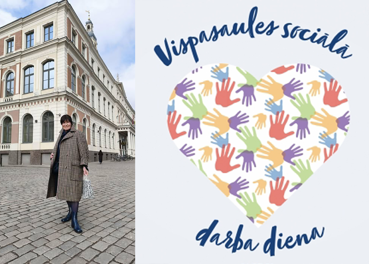Saruna Vispasaules sociālo darbinieku dienā Rīgas Domē